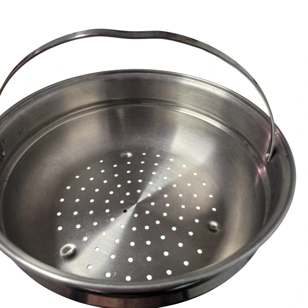Tramontina Stainless Steel Steamer Basket Insert Perforated Pot 10.5‎ inch